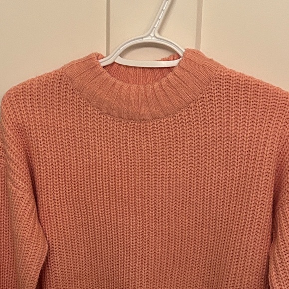 Joe Fresh Kids Salmon Pink Knit Sweater - Picture 2 of 4